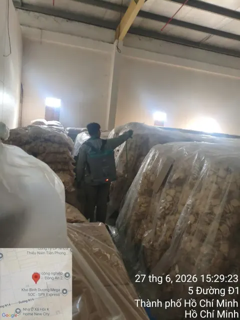 Xử lý khu vực xếp bao tải trong kho nguyên liệu tại nhà máy và kho xưởng
