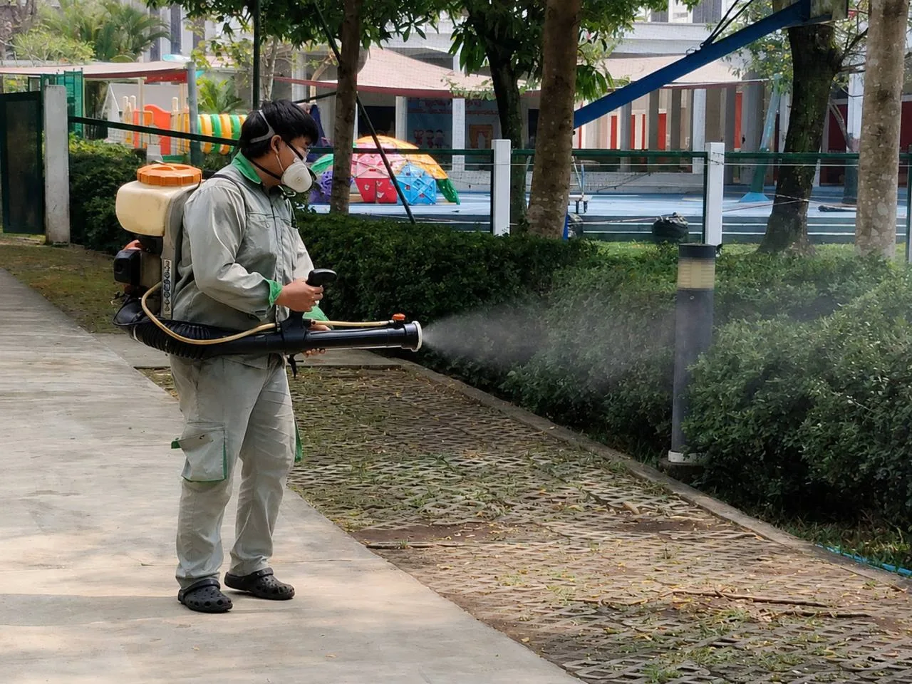 Xử lý muỗi cho nhà sân vườn khác căn hộ thế nào?
