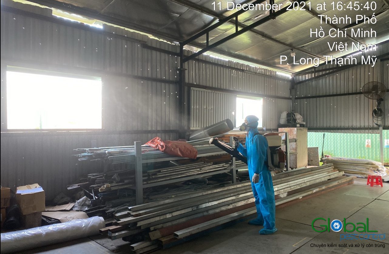 Báo cáo kiểm soát côn trùng gây hại trong nhà máy
