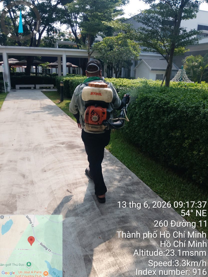 Xử lý khuôn viên nhà máy mới đi vào hoạt động