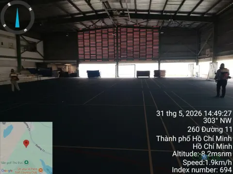 Nhà thi đấu trường học được phun diệt côn trùng định kỳ