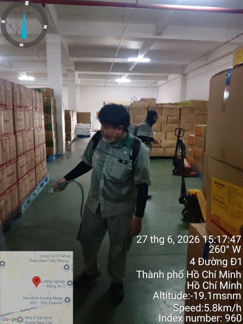 Xử lý kho thành phẩm đóng thùng của nhà máy